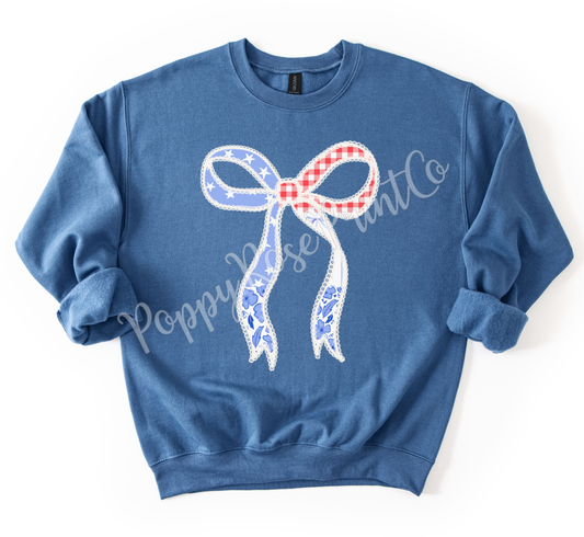 Coquette USA Bow Sweatshirt