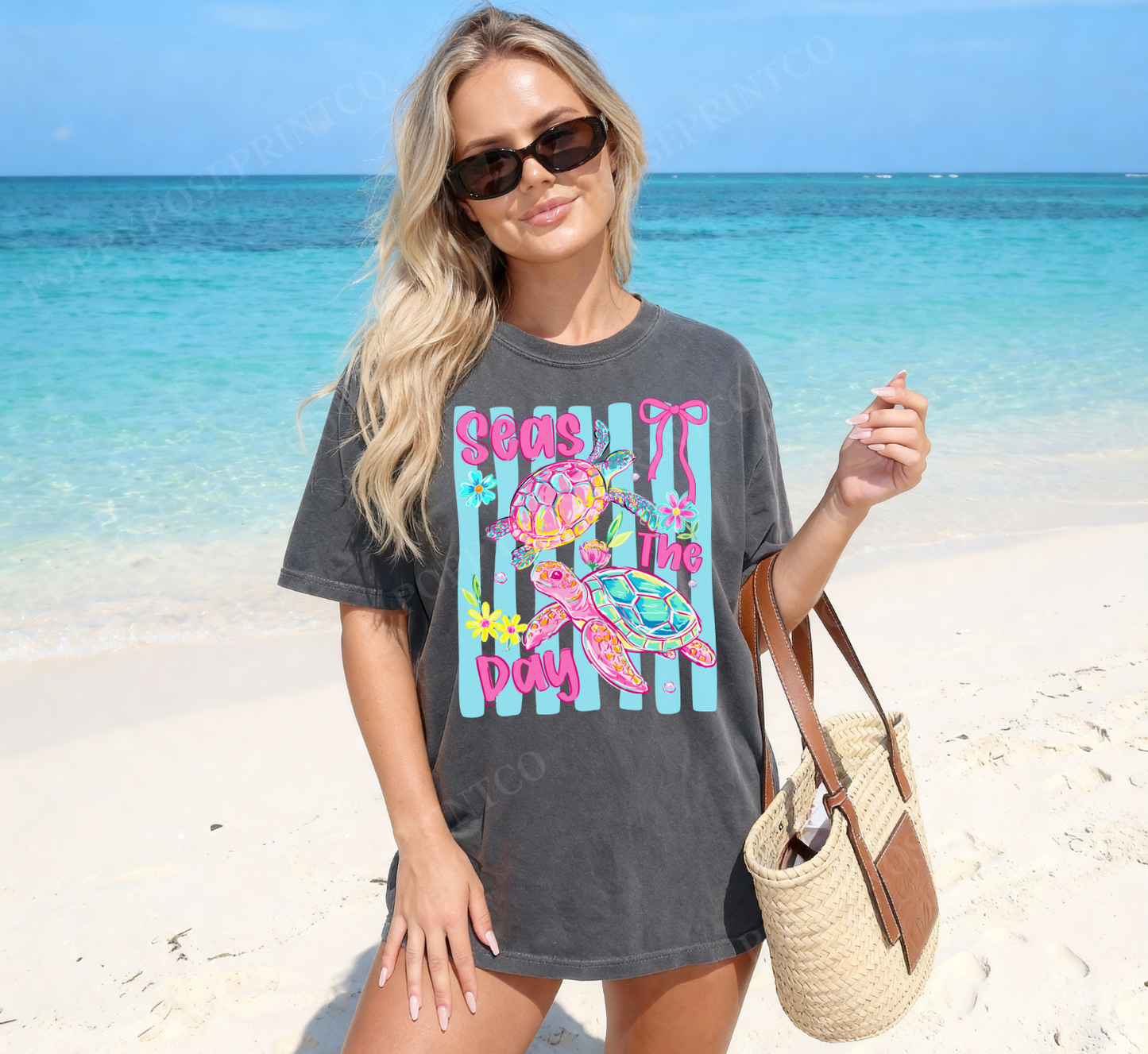 Seas The Day Comfort Colors Shirt