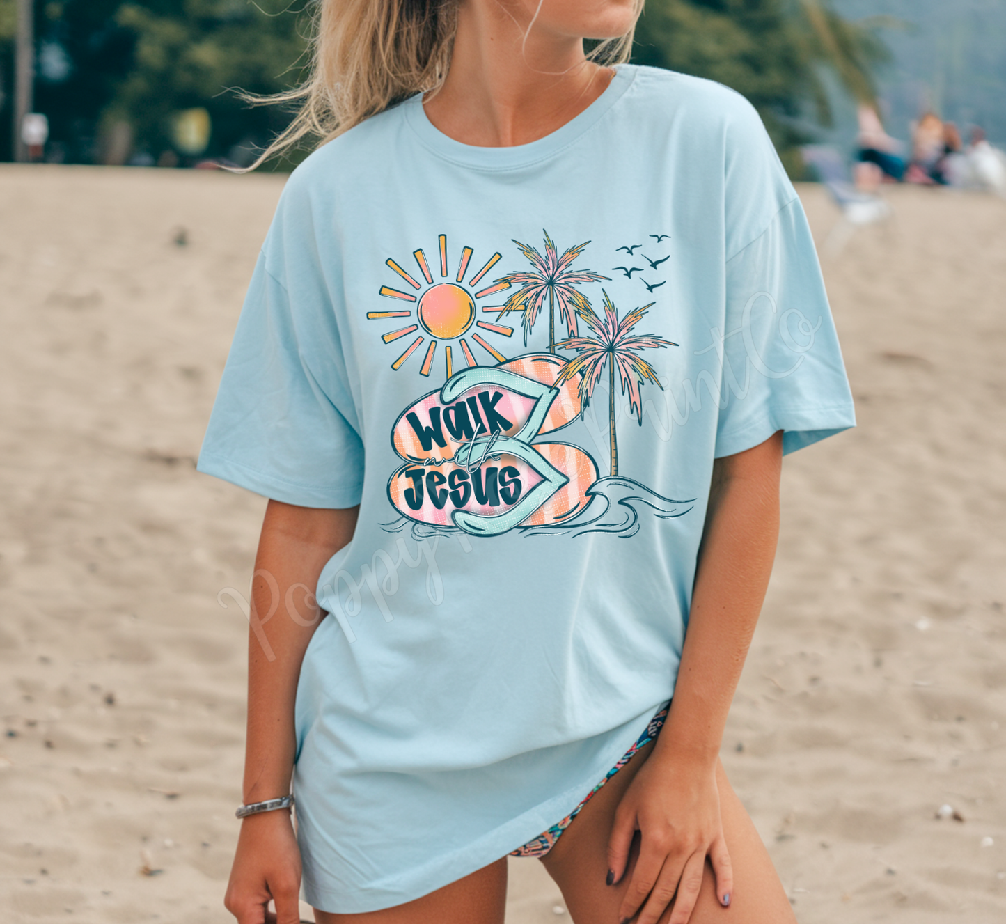 Walk With Jesus Comfort Colors Shirt