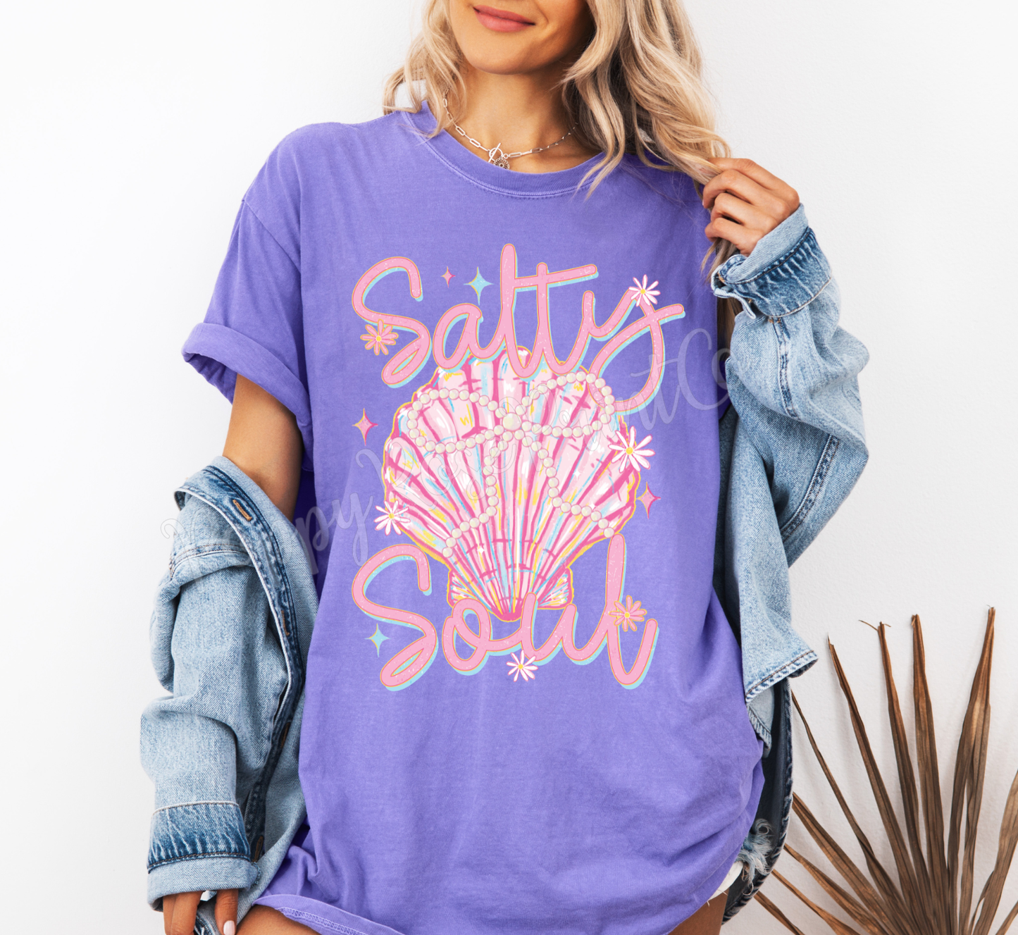 Salty Soul Comfort Colors Tshirt