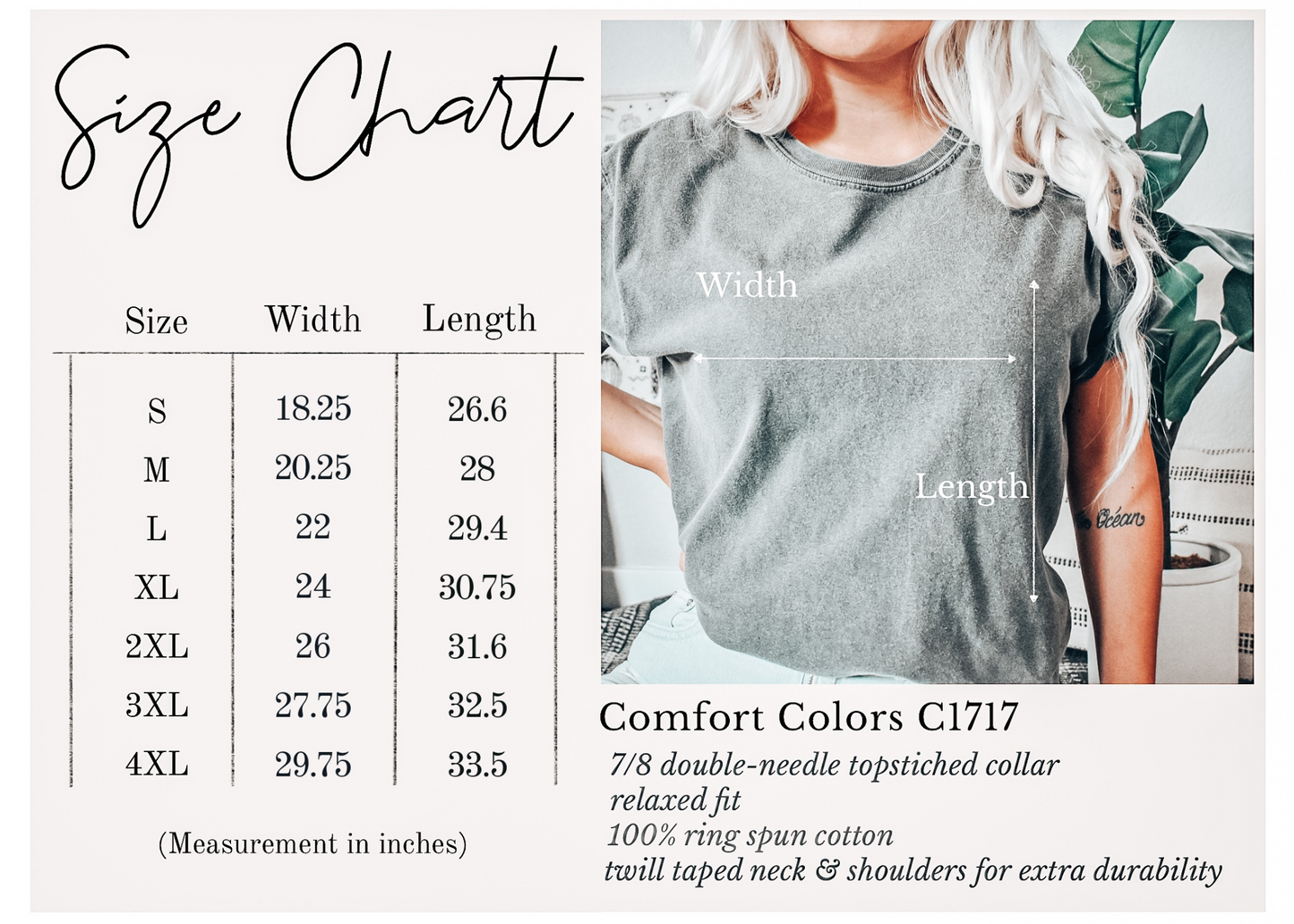 Faux Pearl Beach Shirt Comfort Colors