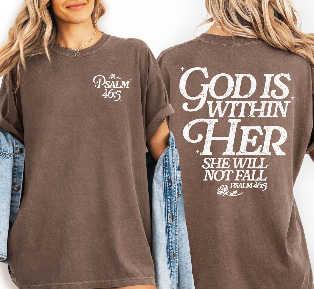 God is Within Her Comfort Colors Shirt