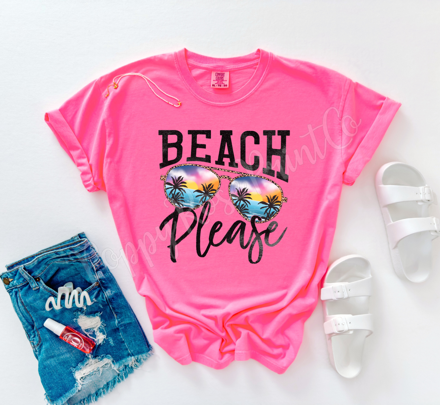 Beach Please Comfort Colors Shirt
