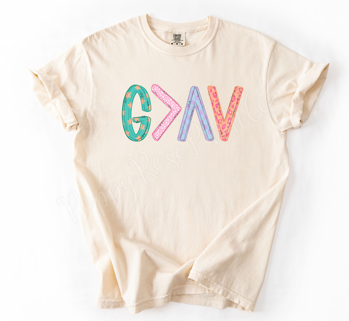 God is Greater Shirt Comfort Colors
