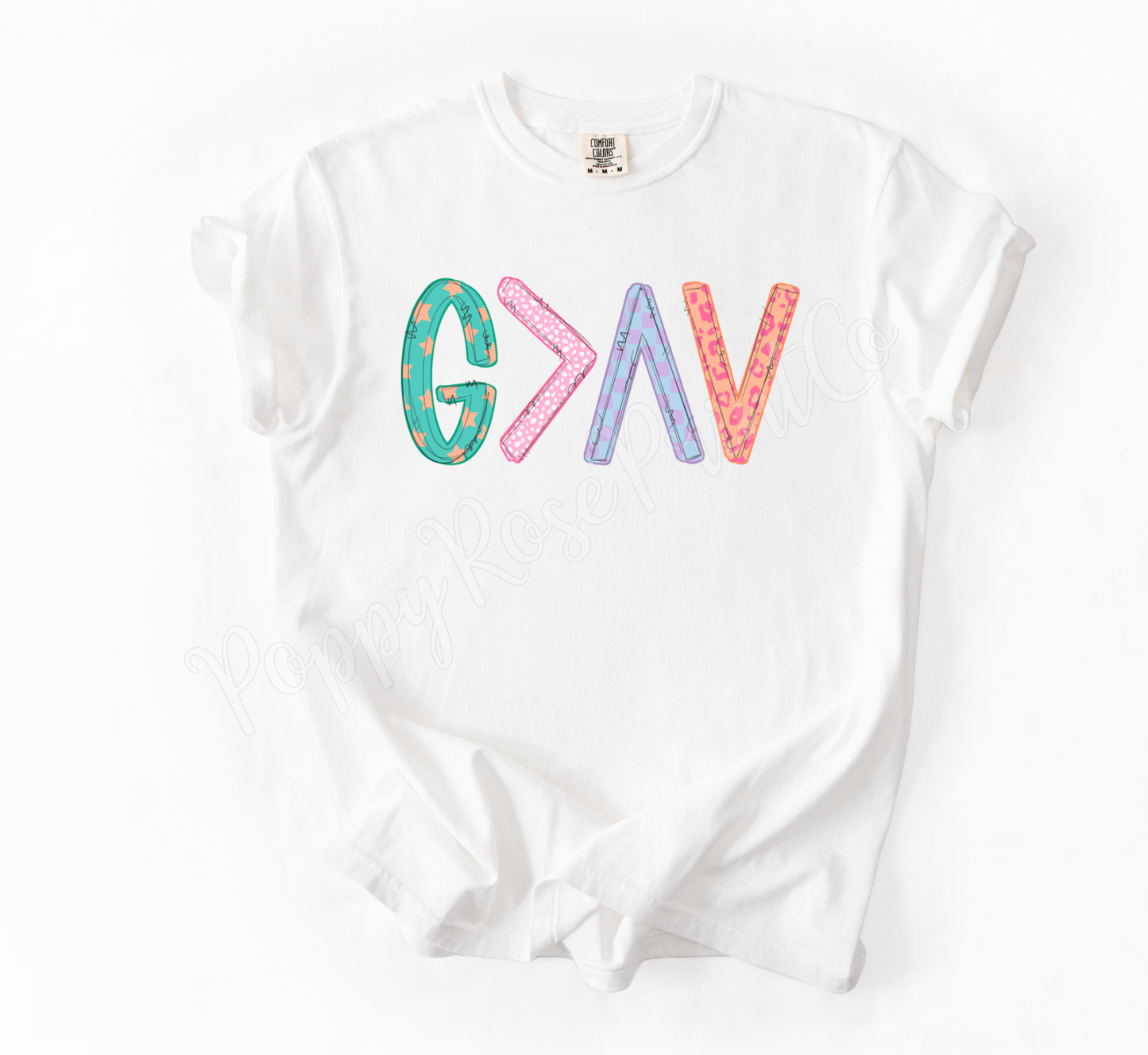 God is Greater Shirt Comfort Colors