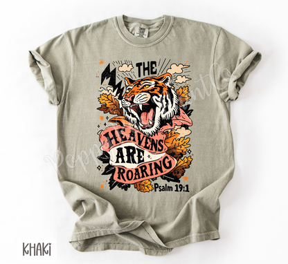 The Heavens are Roaring Comfort Colors Shirt
