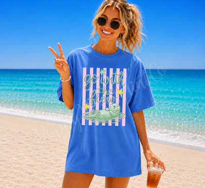 Go with the Flow Comfort Colors Shirt