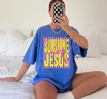 Sunshine and Jesus Comfort Colors Shirt