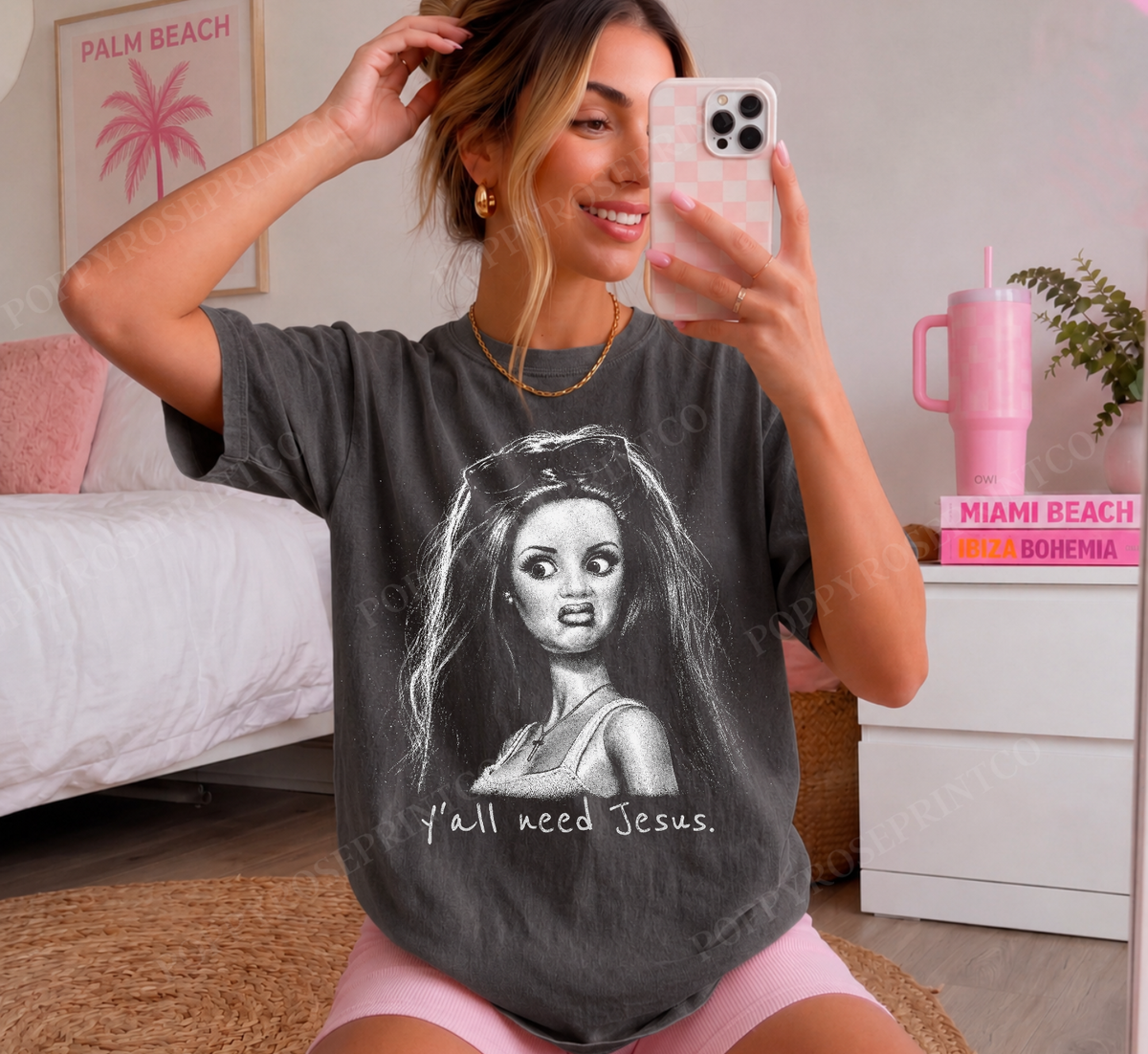 Y'all Need Jesus Comfort Colors Shirt