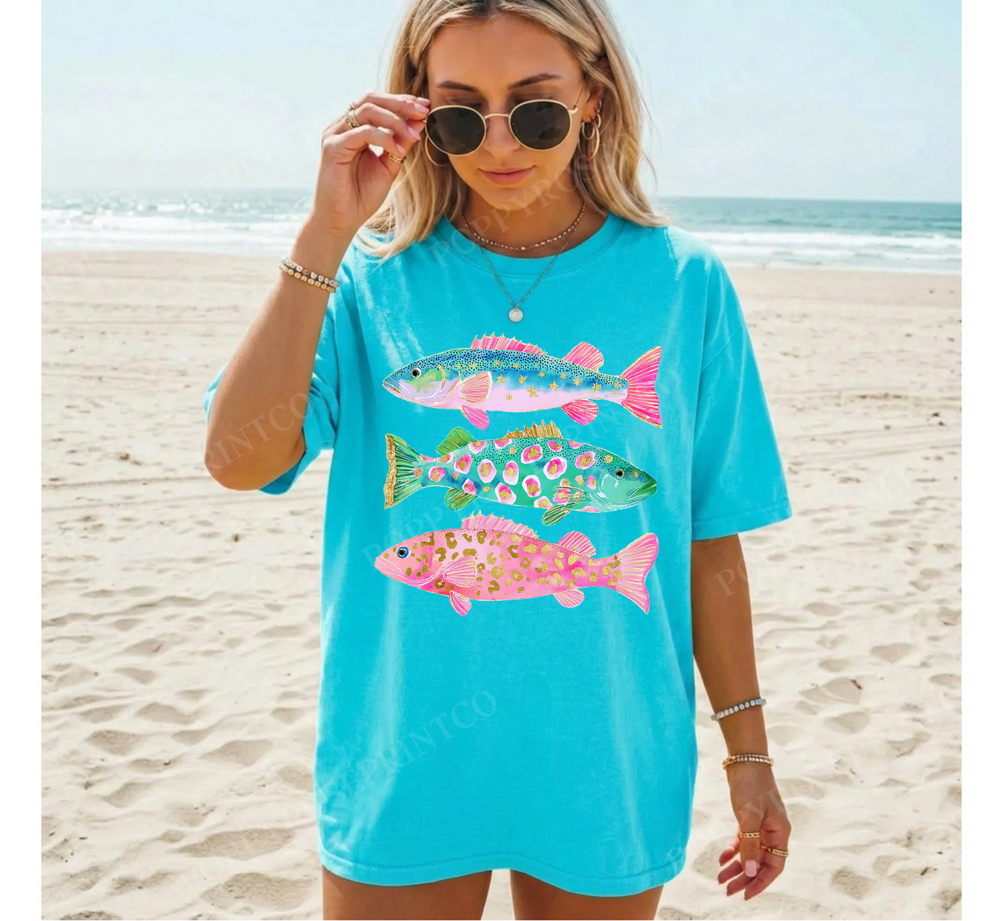 Summer Catch Comfort Colors Shirt
