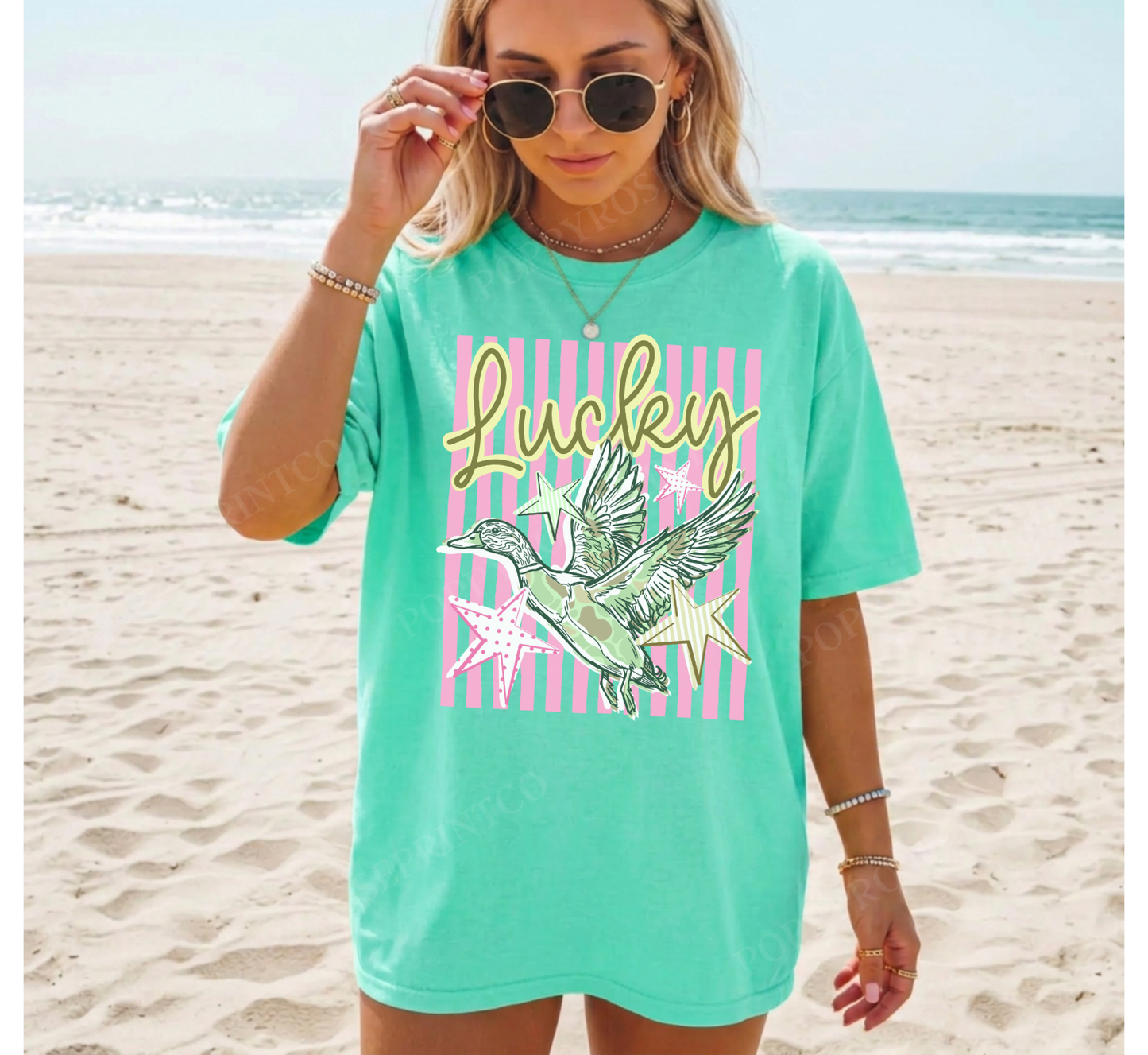 Lucky Duck Comfort Colors Shirt