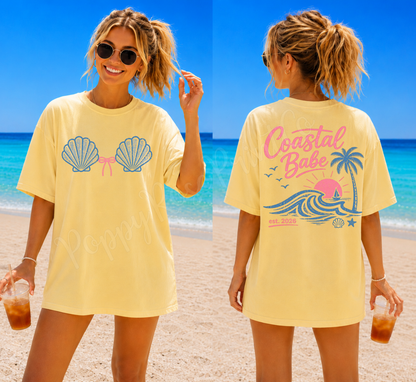 Coastal Babe Comfort Colors Shirt