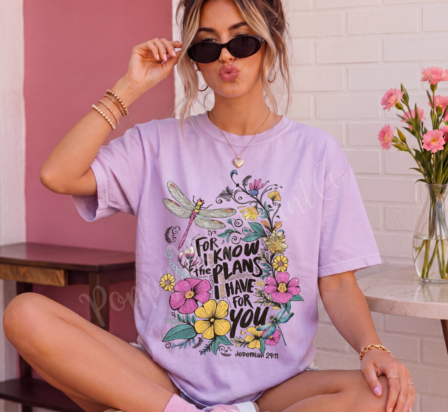 For I know The Plans Comfort Colors Shirt