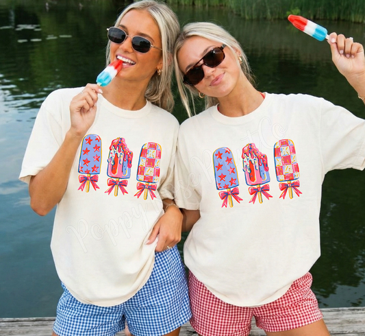 USA Popsicles Comfort Colors Shirt