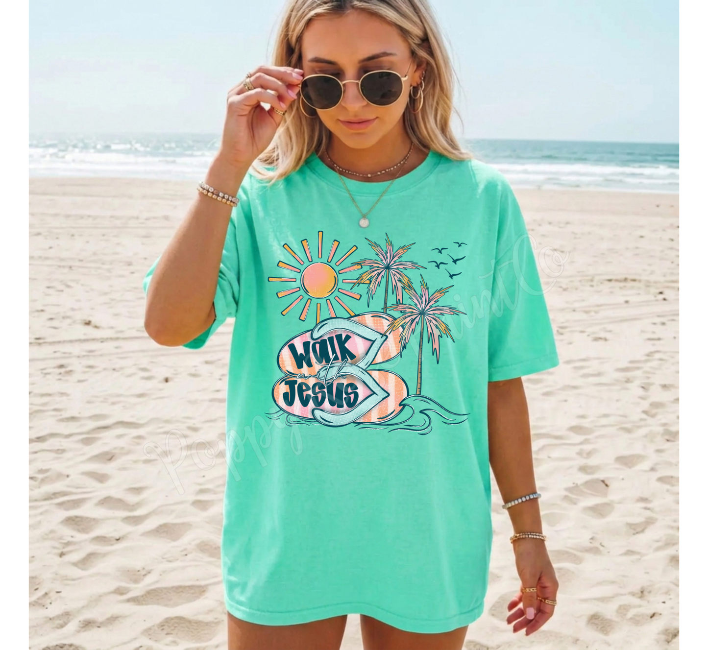 Walk With Jesus Comfort Colors Shirt