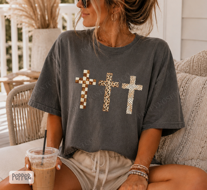 3 Crosses Comfort Colors Shirt