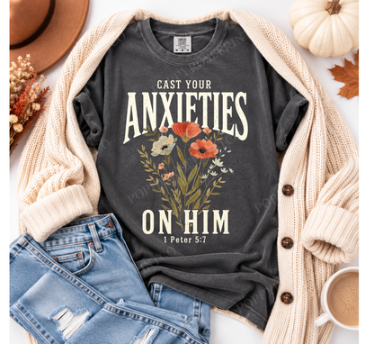 Cast Your Anxieties Comfort Colors Shirt