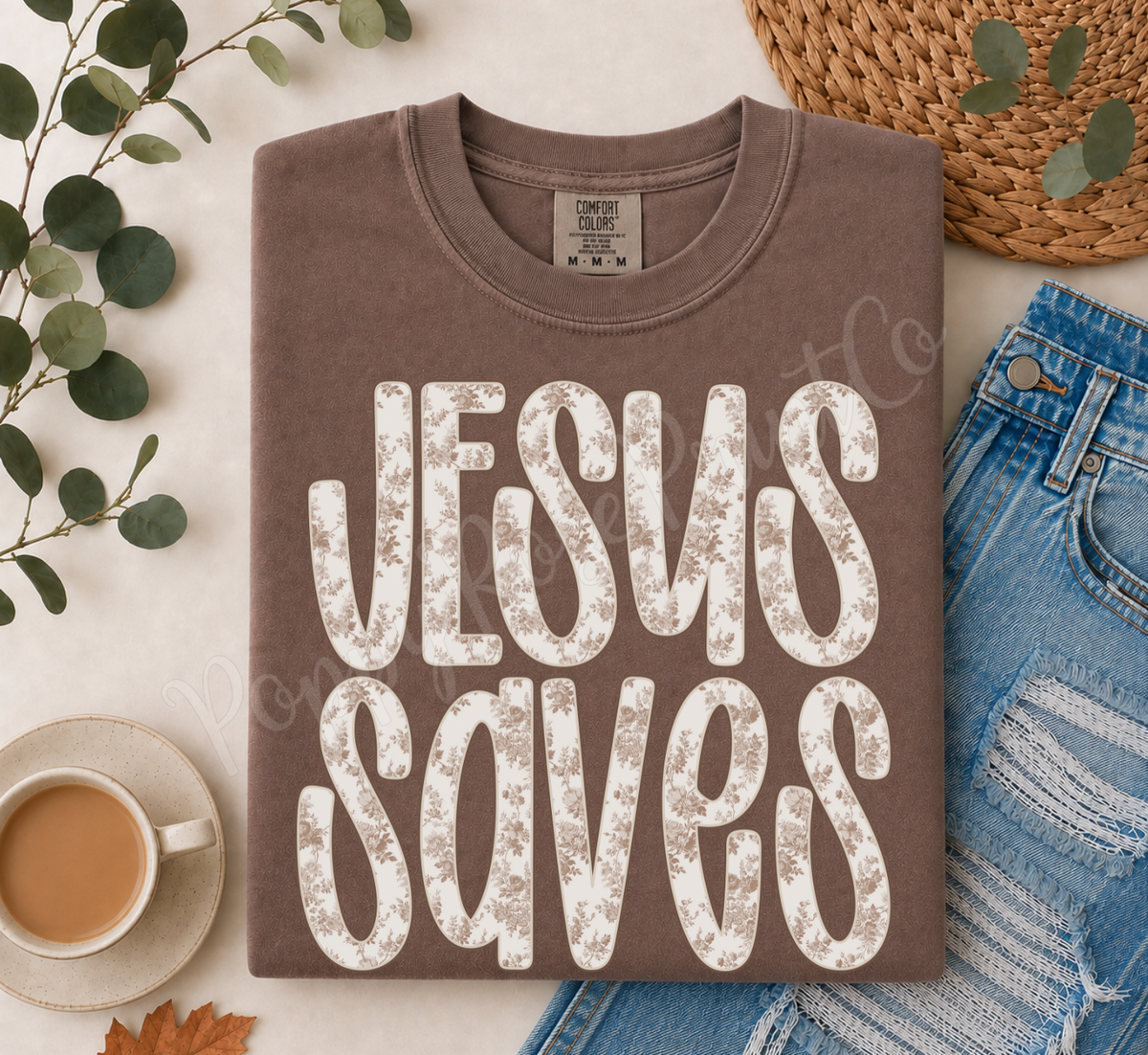Jesus Saves Comfort Colors Shirt