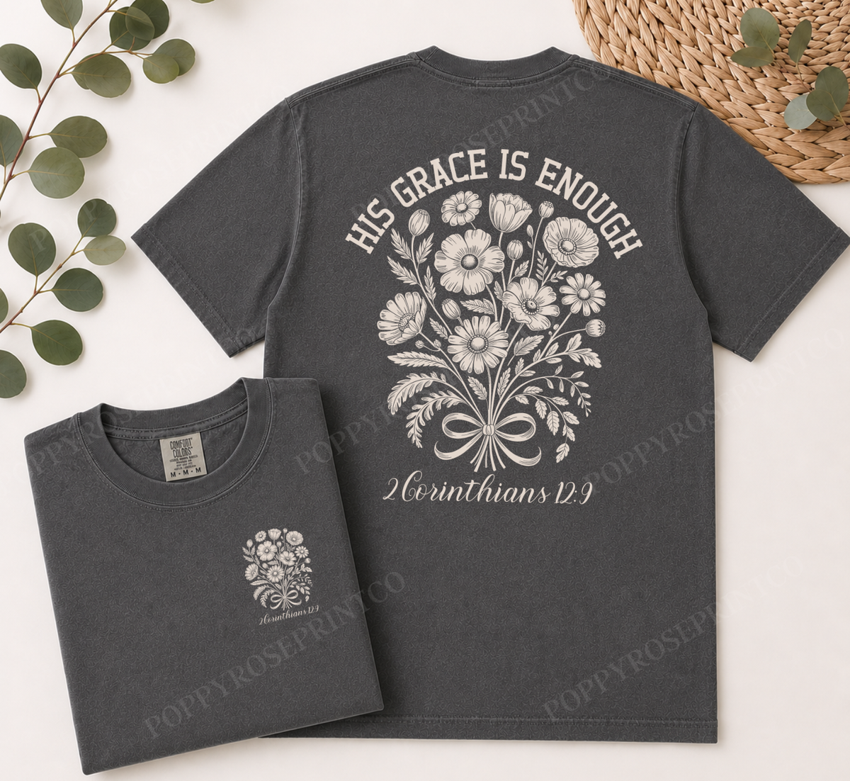 His Grace is Enough Comfort Colors Shirt