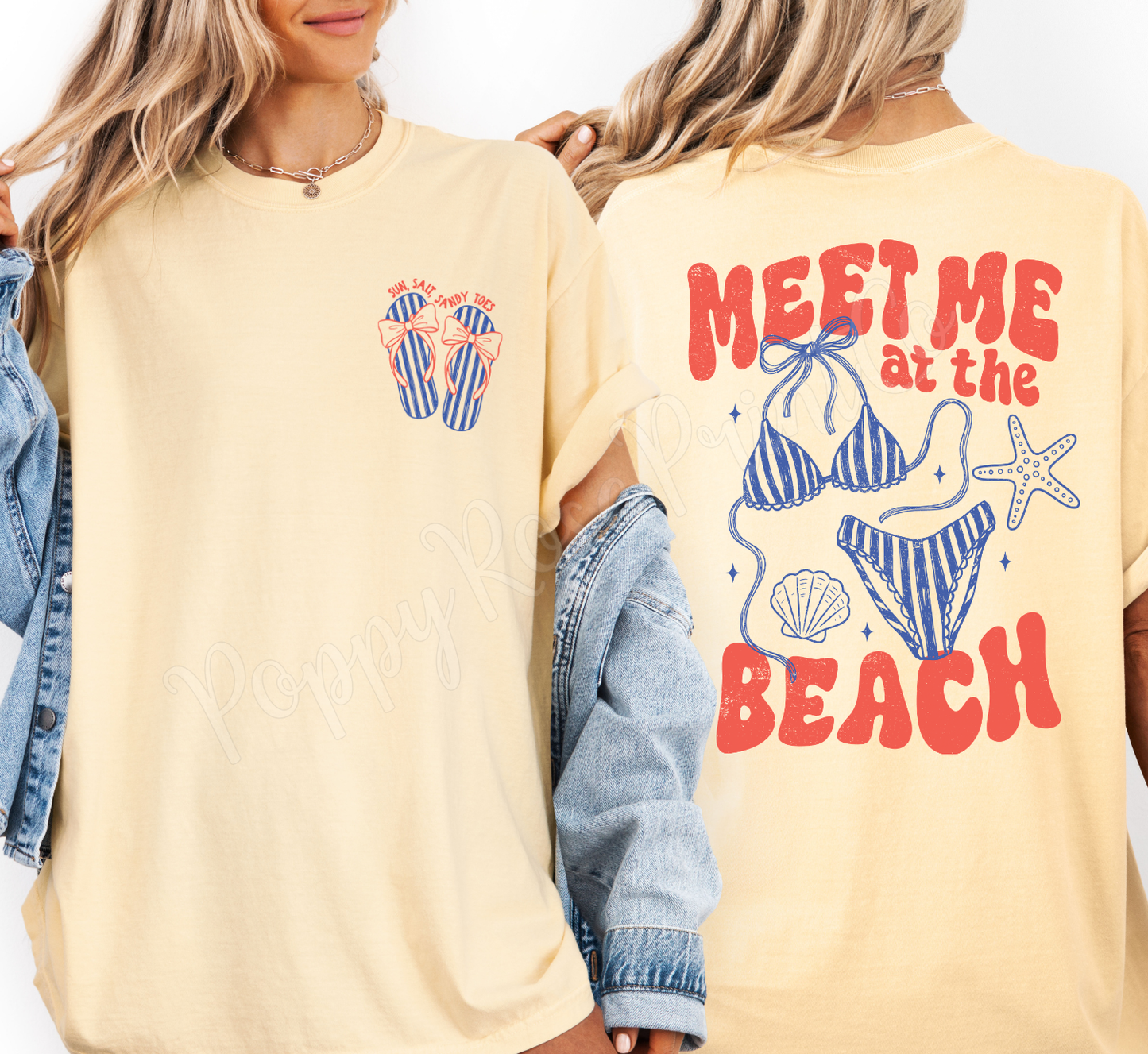 Meet Me At The Beach Comfort Colors Shirt