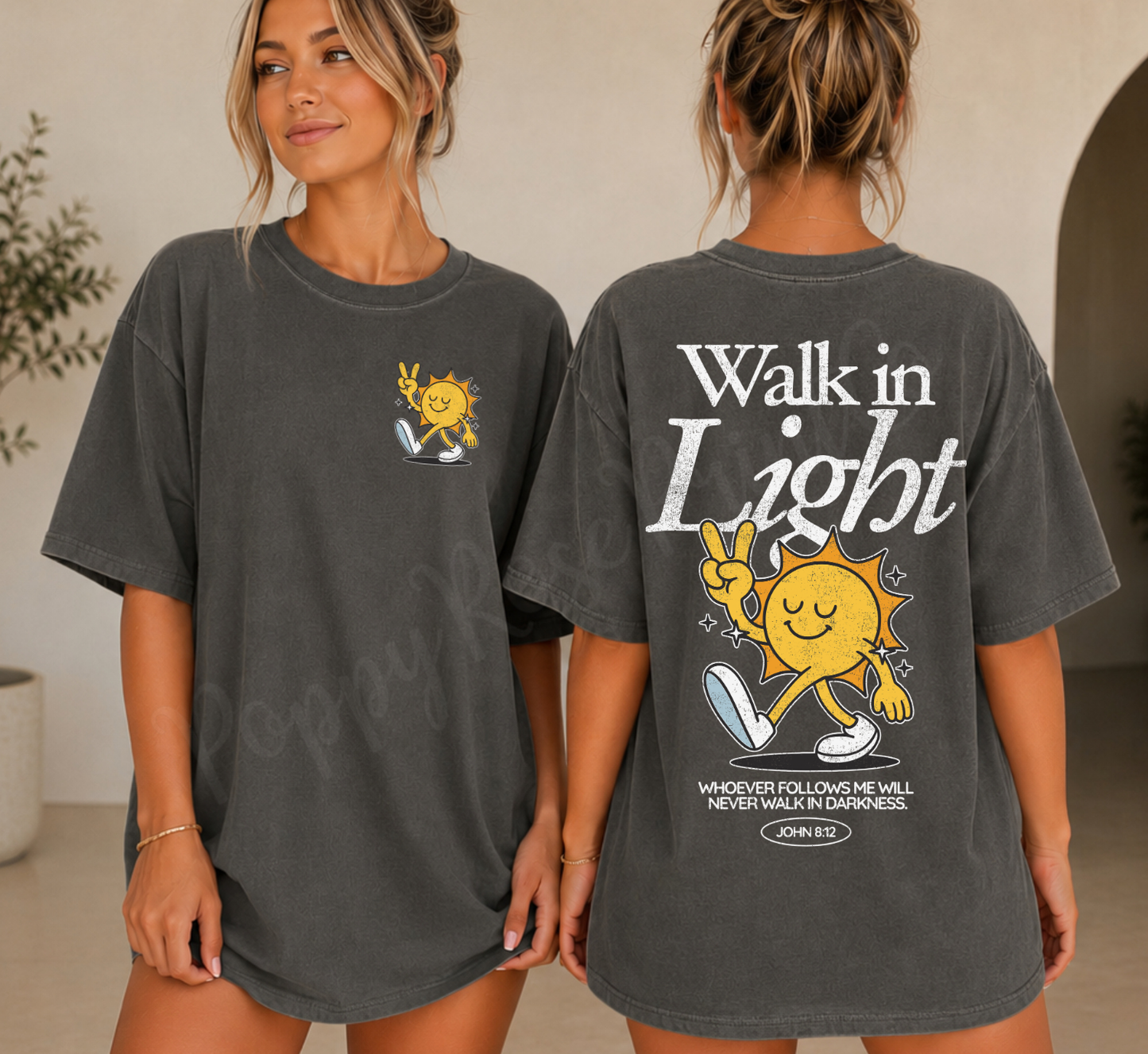 Walk In Light Front & Back Shirt Comfort Colors