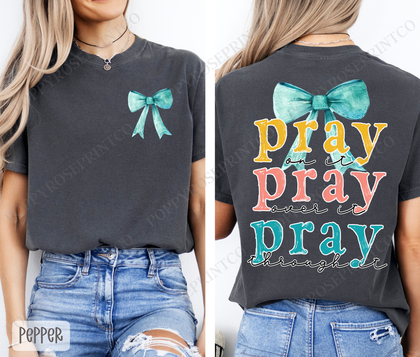 Pray On It Comfort Colors Shirt