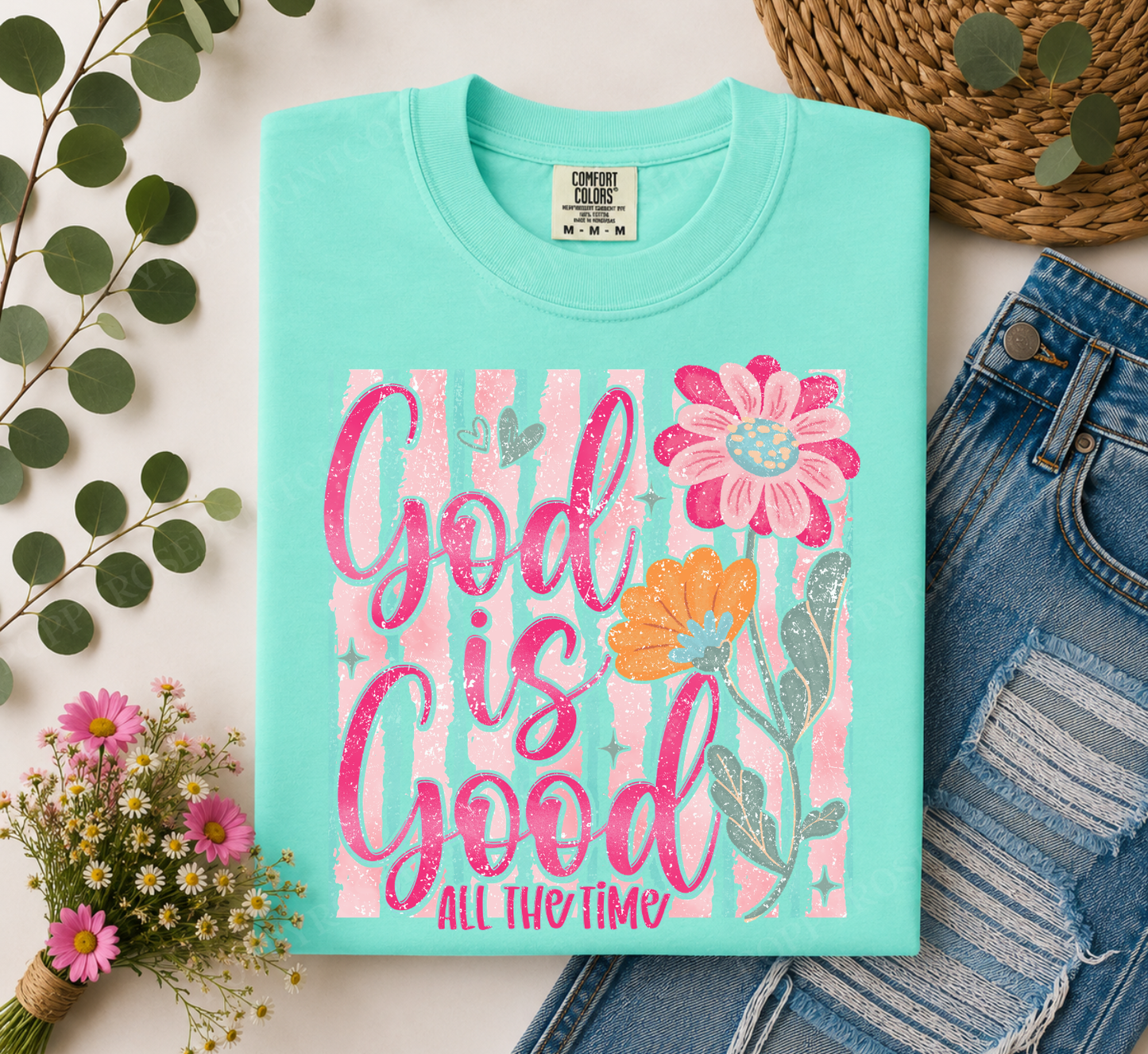 God is Good Comfort Colors Shirt