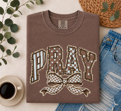 Pray Bow Comfort Colors Shirt