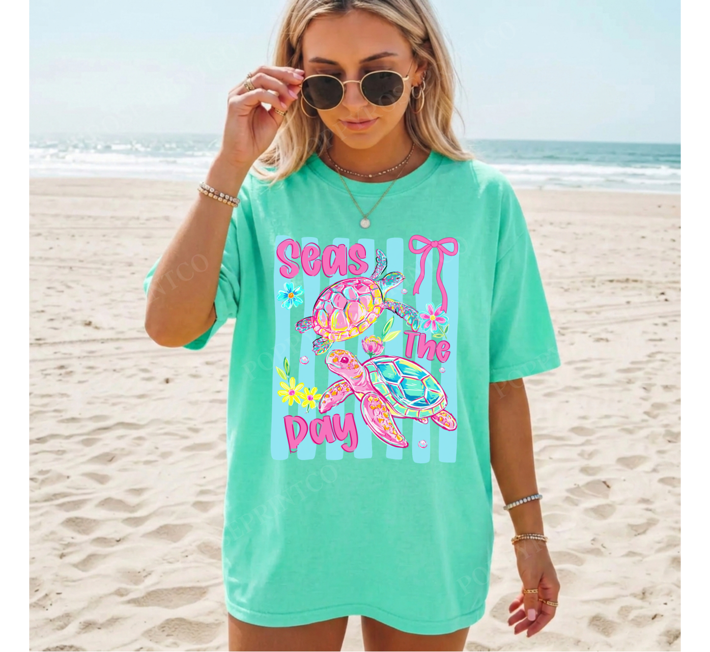 Seas The Day Comfort Colors Shirt
