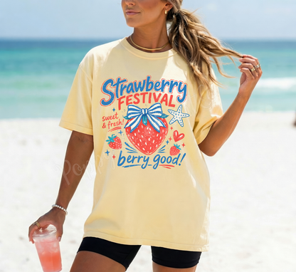 Strawberry Festival Comfort Colors Shirt