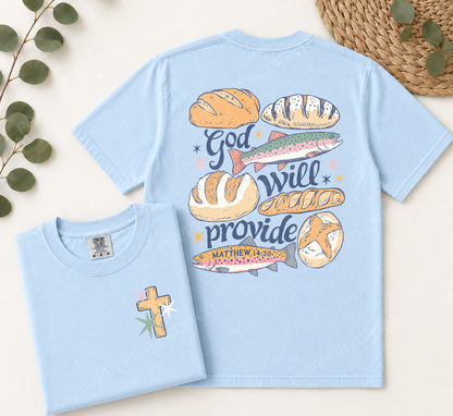 God will Provide Comfort Colors Shirt