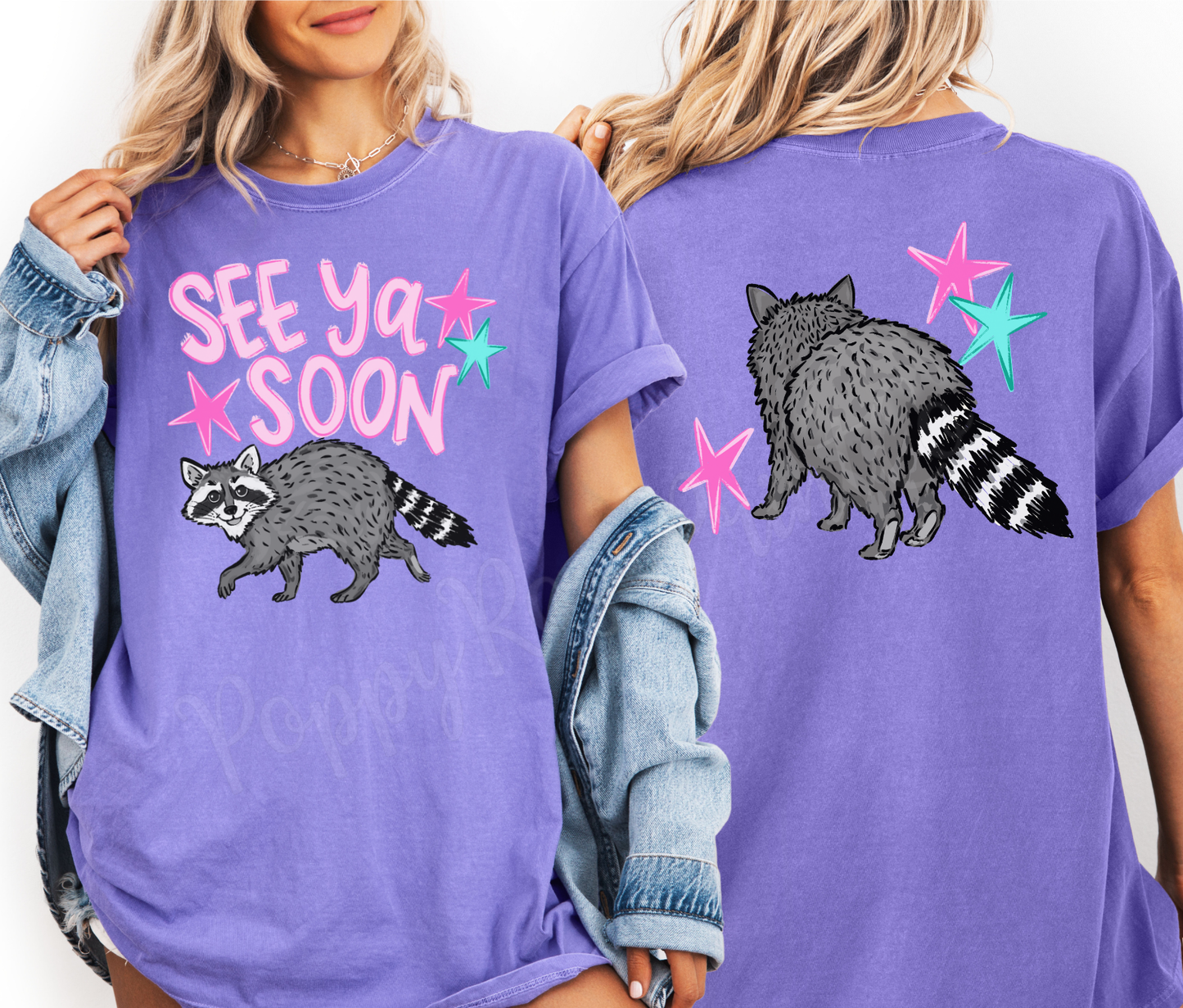 See Ya Soon, Raccoon Shirt Comfort Colors