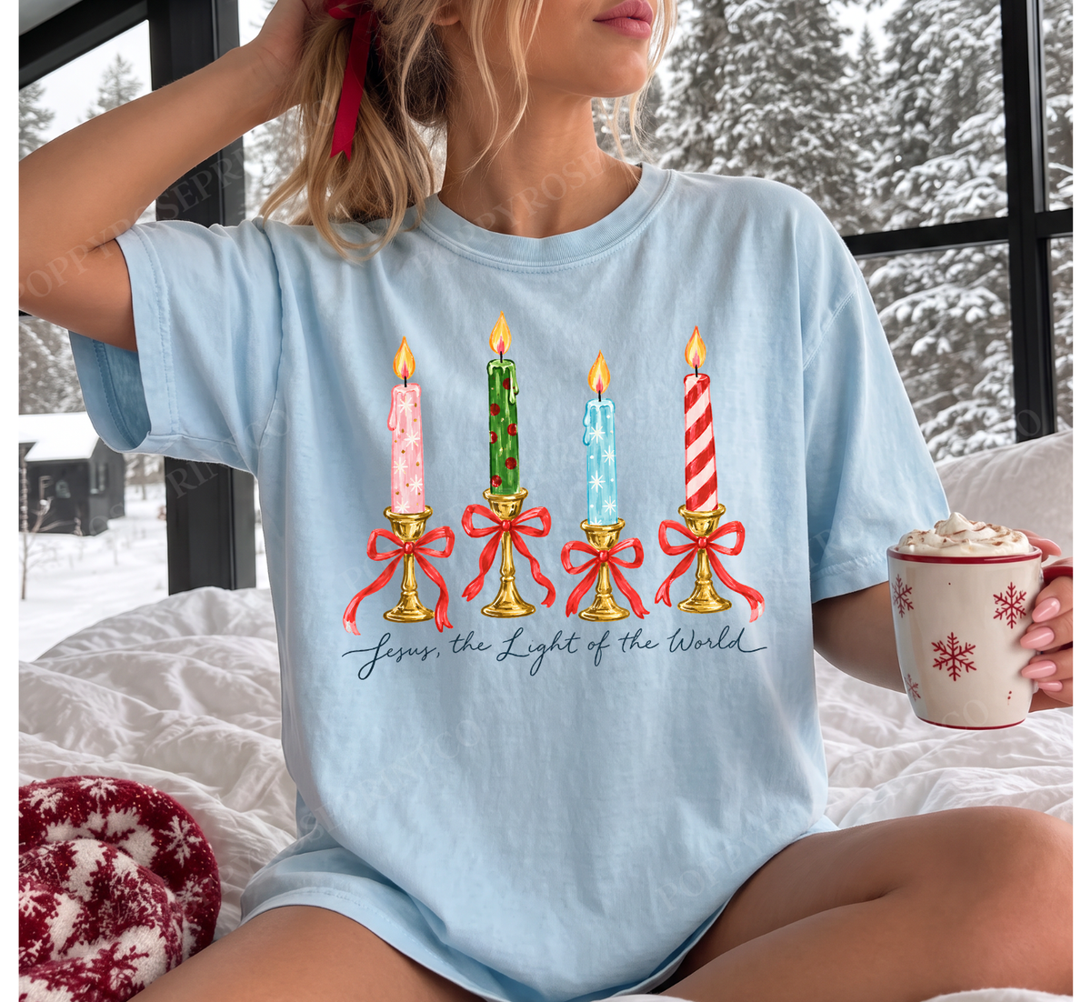 Jesus Is The Light Comfort Colors Shirt