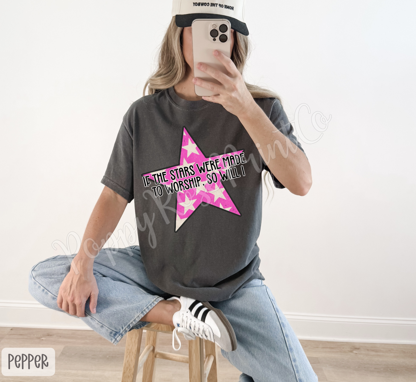 Stars Made to Worship Comfort Colors Shirt