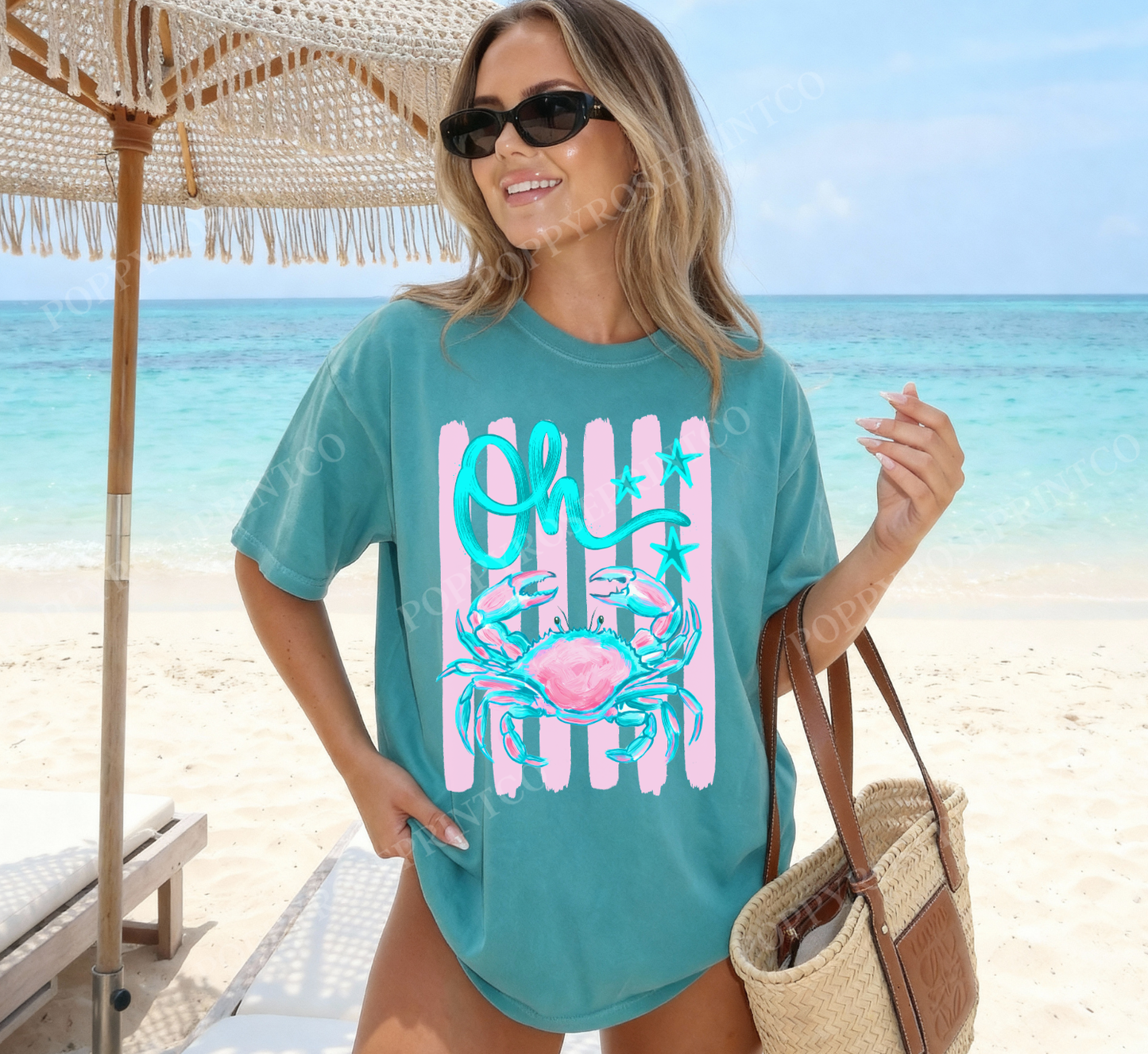 Oh Crab Comfort Colors Shirt