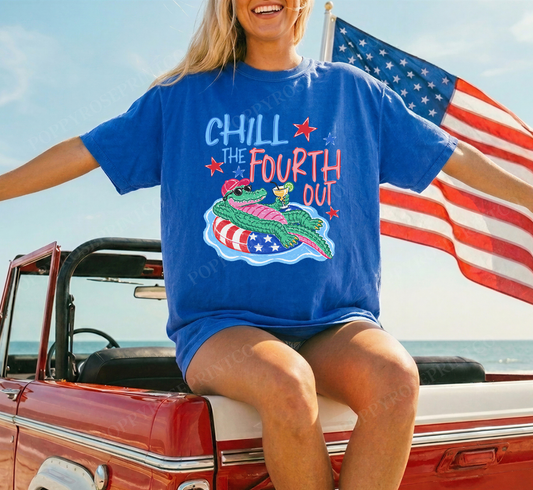 Chill the 4th Out Comfort Colors Shirt