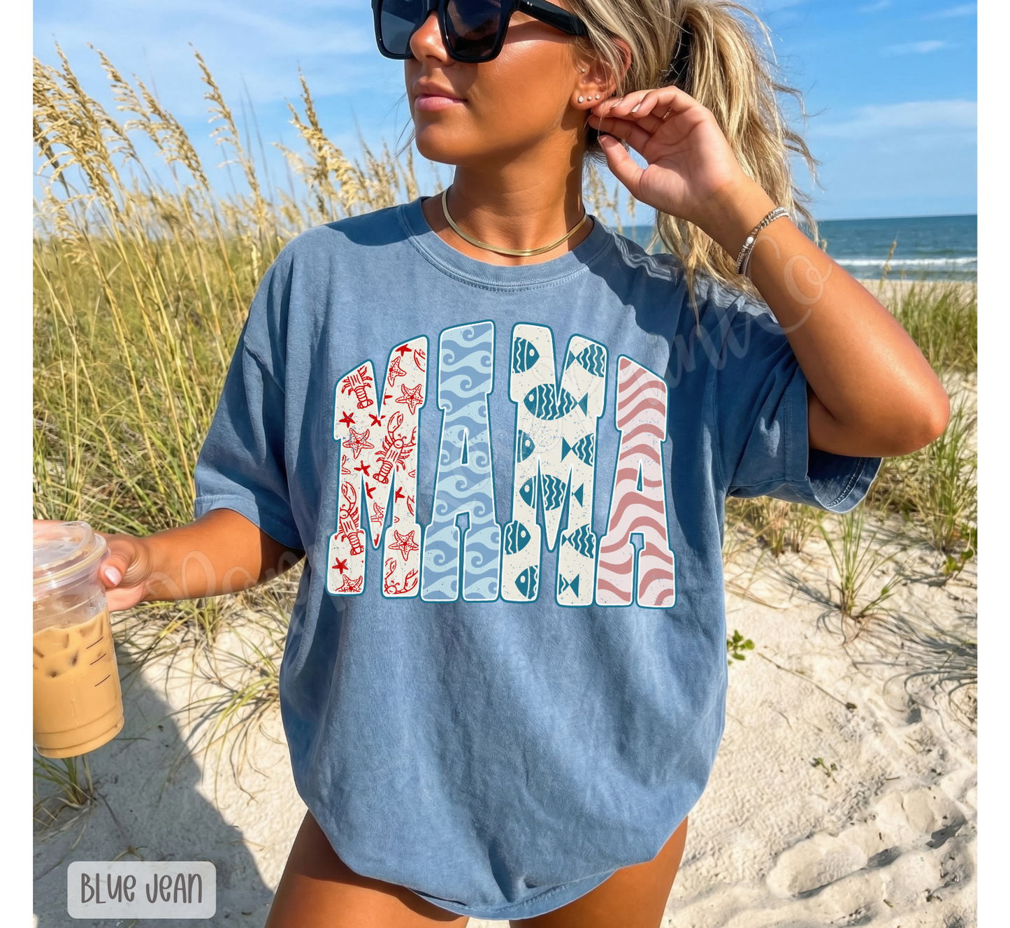 Coastal Mama Comfort Colors Shirt