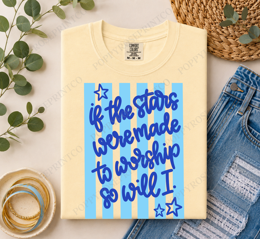 If The Star Stripes Comfort Colors Shirt
