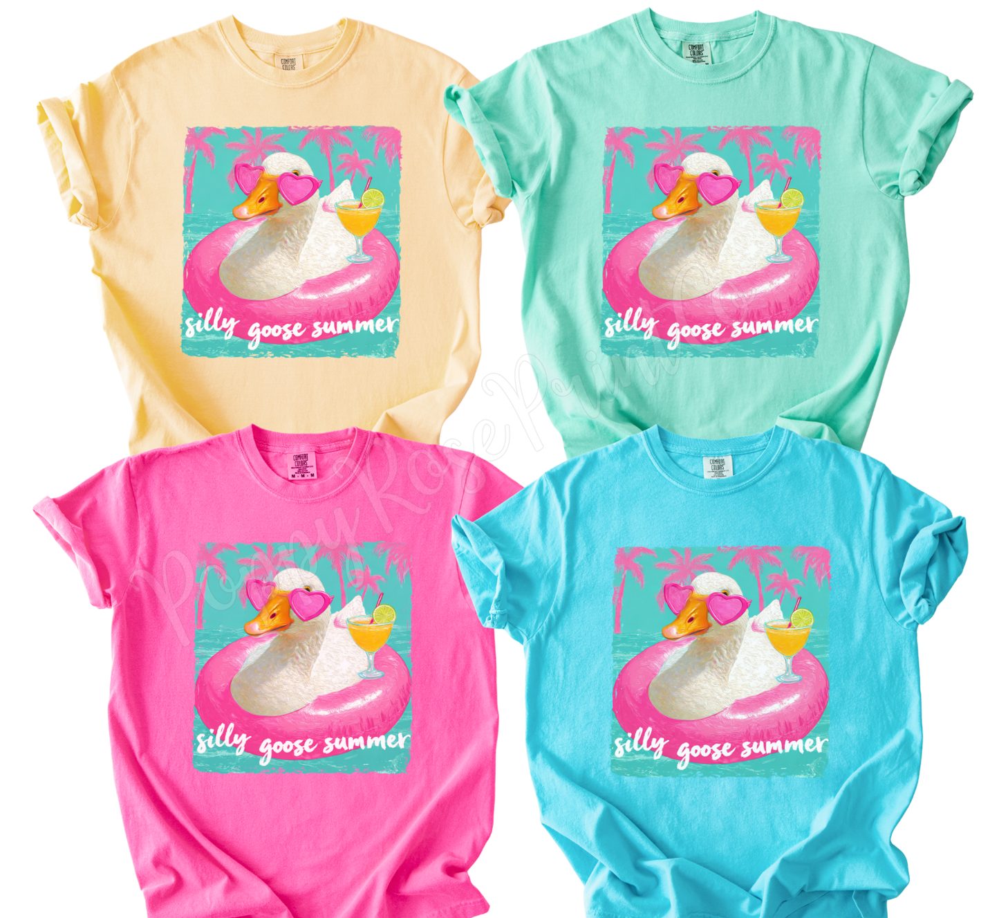 Silly Goose Summer Comfort Colors Shirt