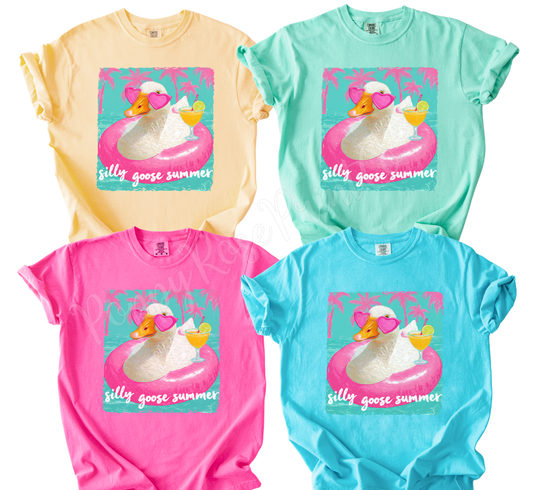 Silly Goose Summer Comfort Colors Shirt