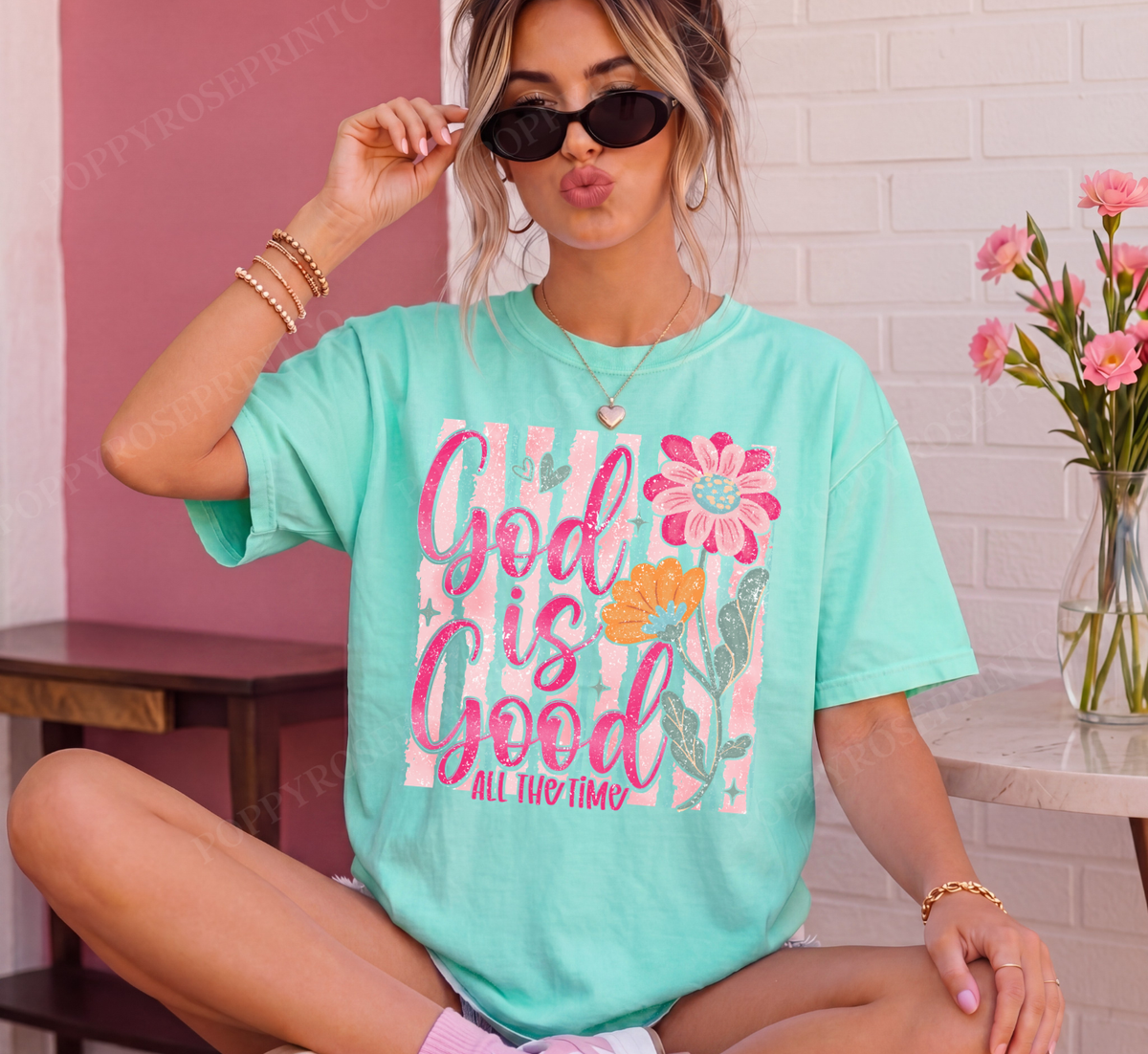 God is Good Comfort Colors Shirt