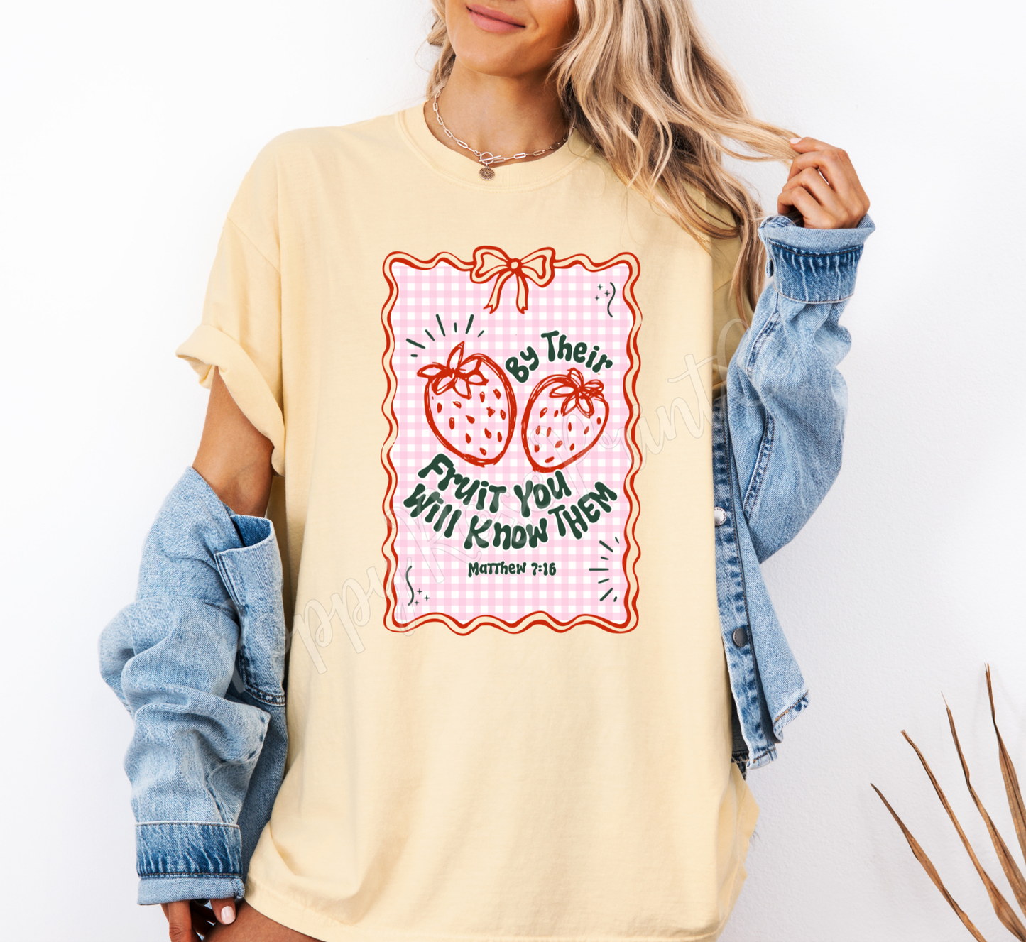 By Their Fruit You Will Know Them Shirt Comfort Colors