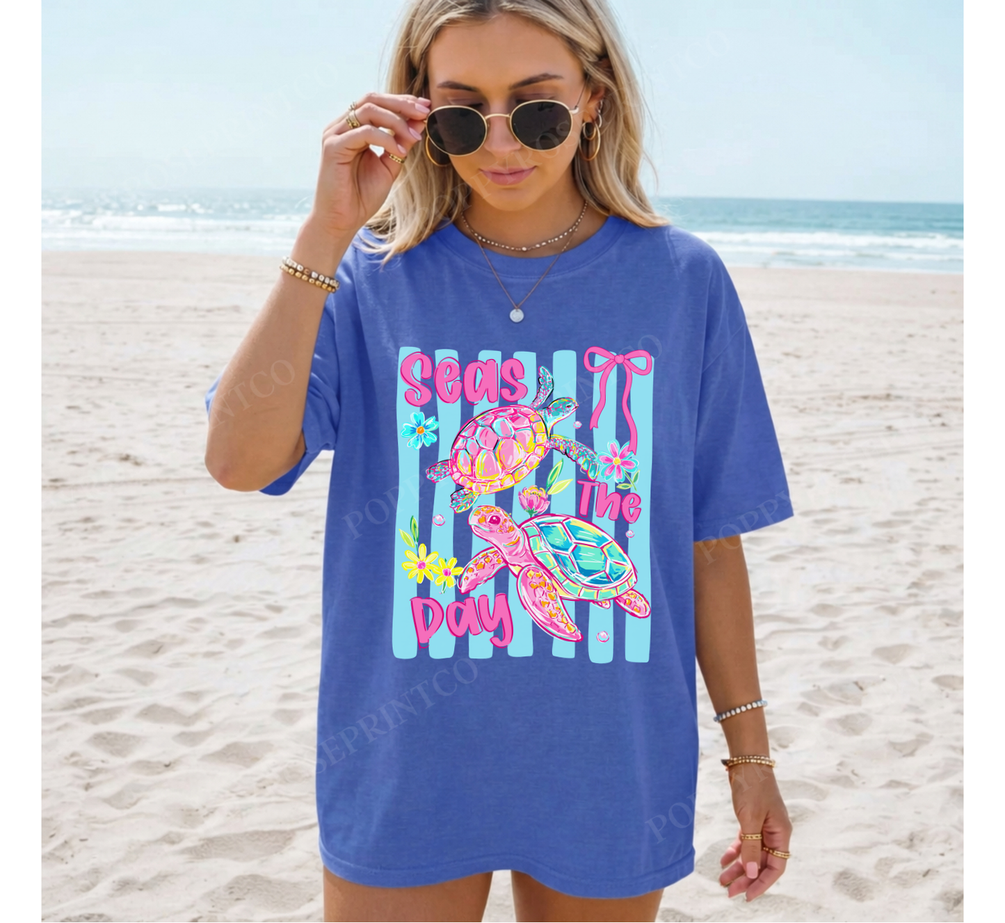 Seas The Day Comfort Colors Shirt