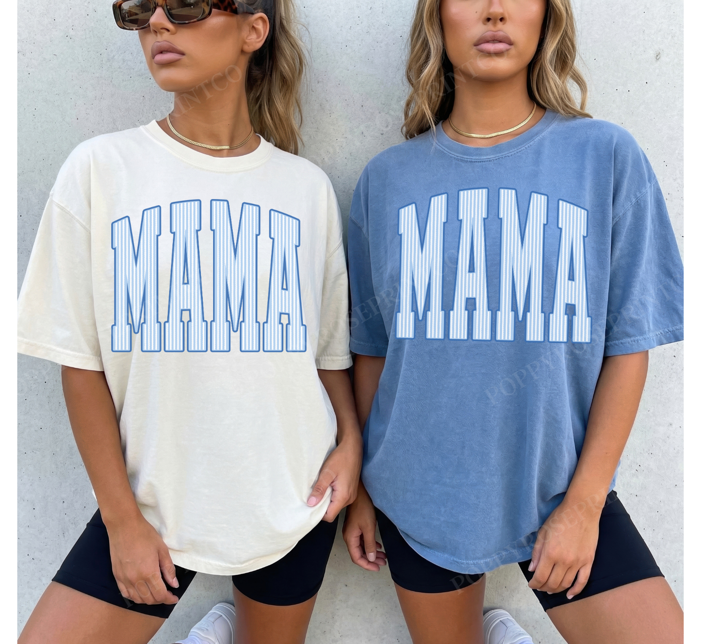 Mama Stripe Comfort Colors Shirt