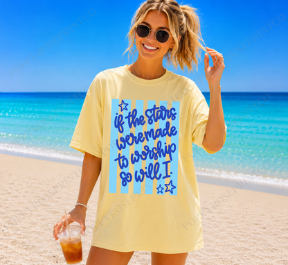 If The Star Stripes Comfort Colors Shirt