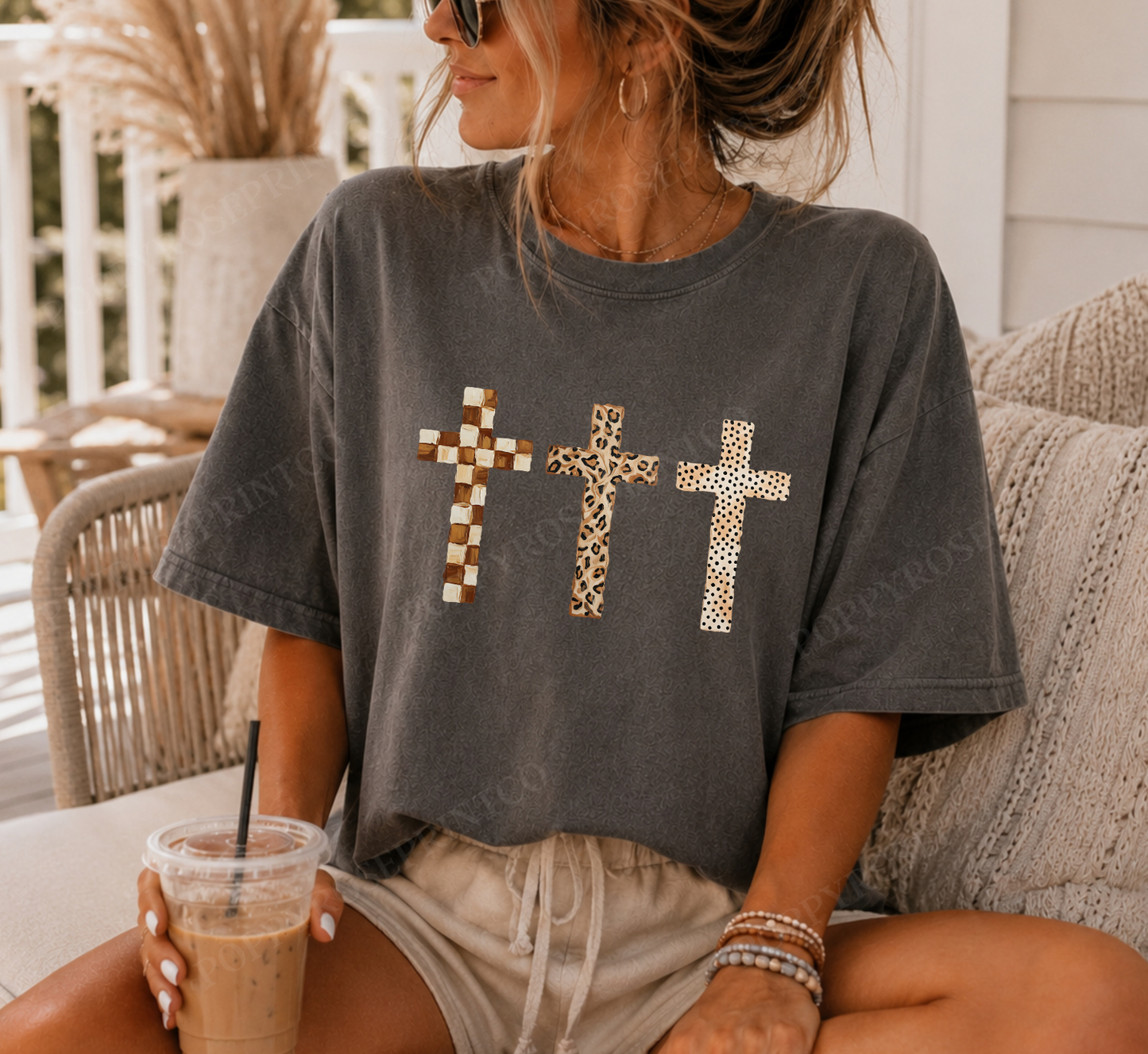 3 Crosses Comfort Colors Shirt