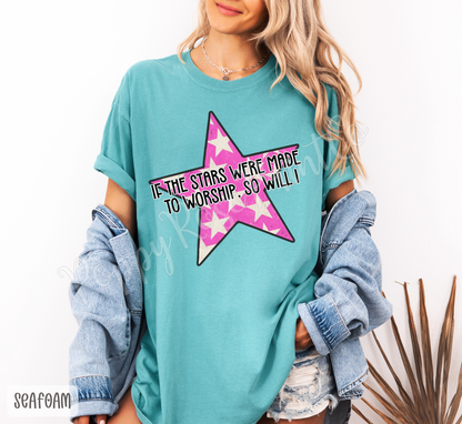 Stars Made to Worship Comfort Colors Shirt