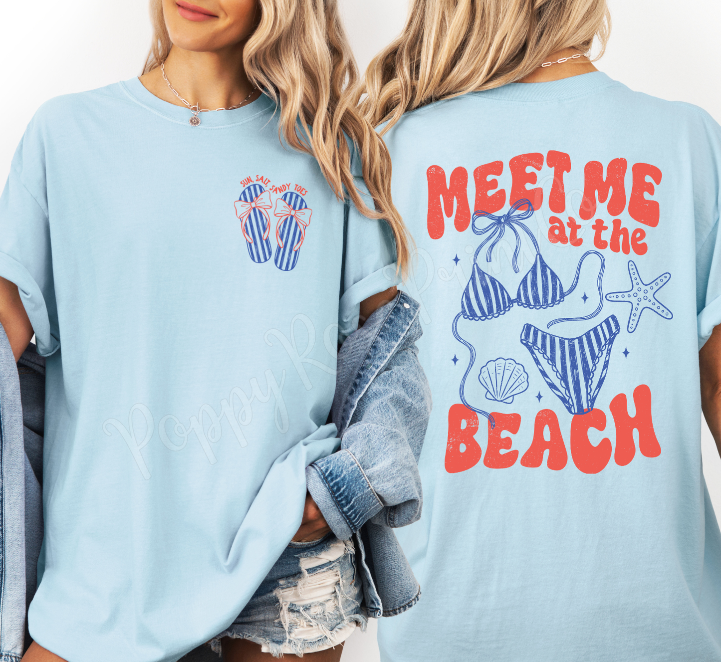 Meet Me At The Beach Comfort Colors Shirt