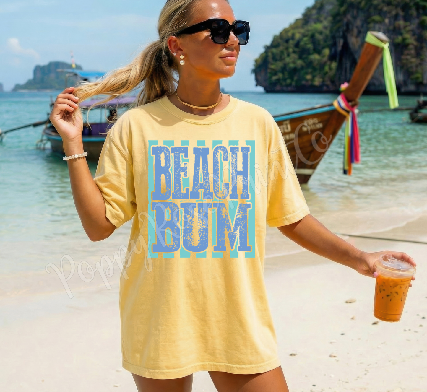 Lake/Beach/Pool Bum Comfort Colors Shirt