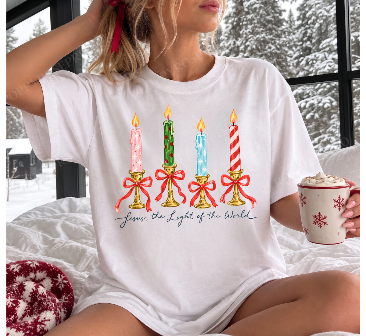 Jesus Is The Light Comfort Colors Shirt